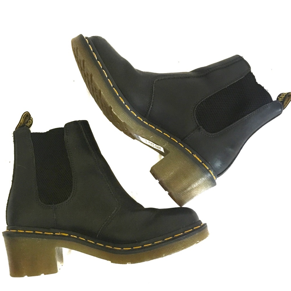 Dr. Marten's Black Leather Cadence Chelsea Boots